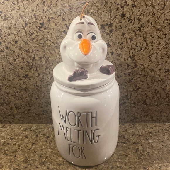 Rae Dunn Accessories - Rae Dunn Olaf Worth Melting For Canister